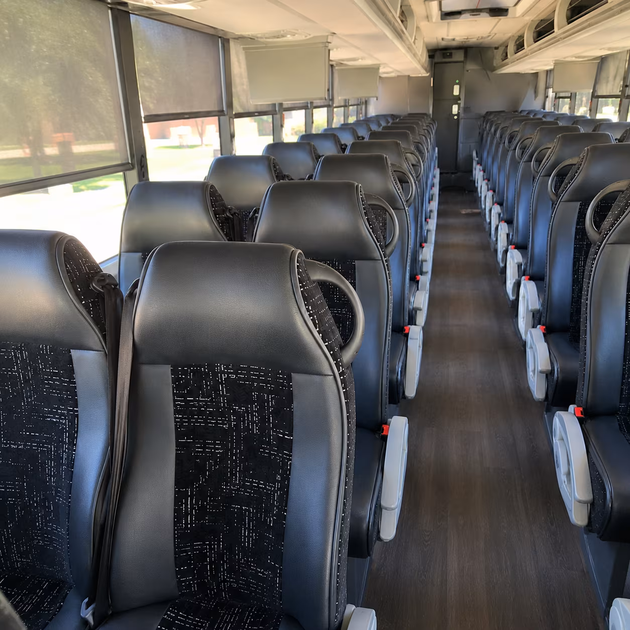 reno charter bus rental inside